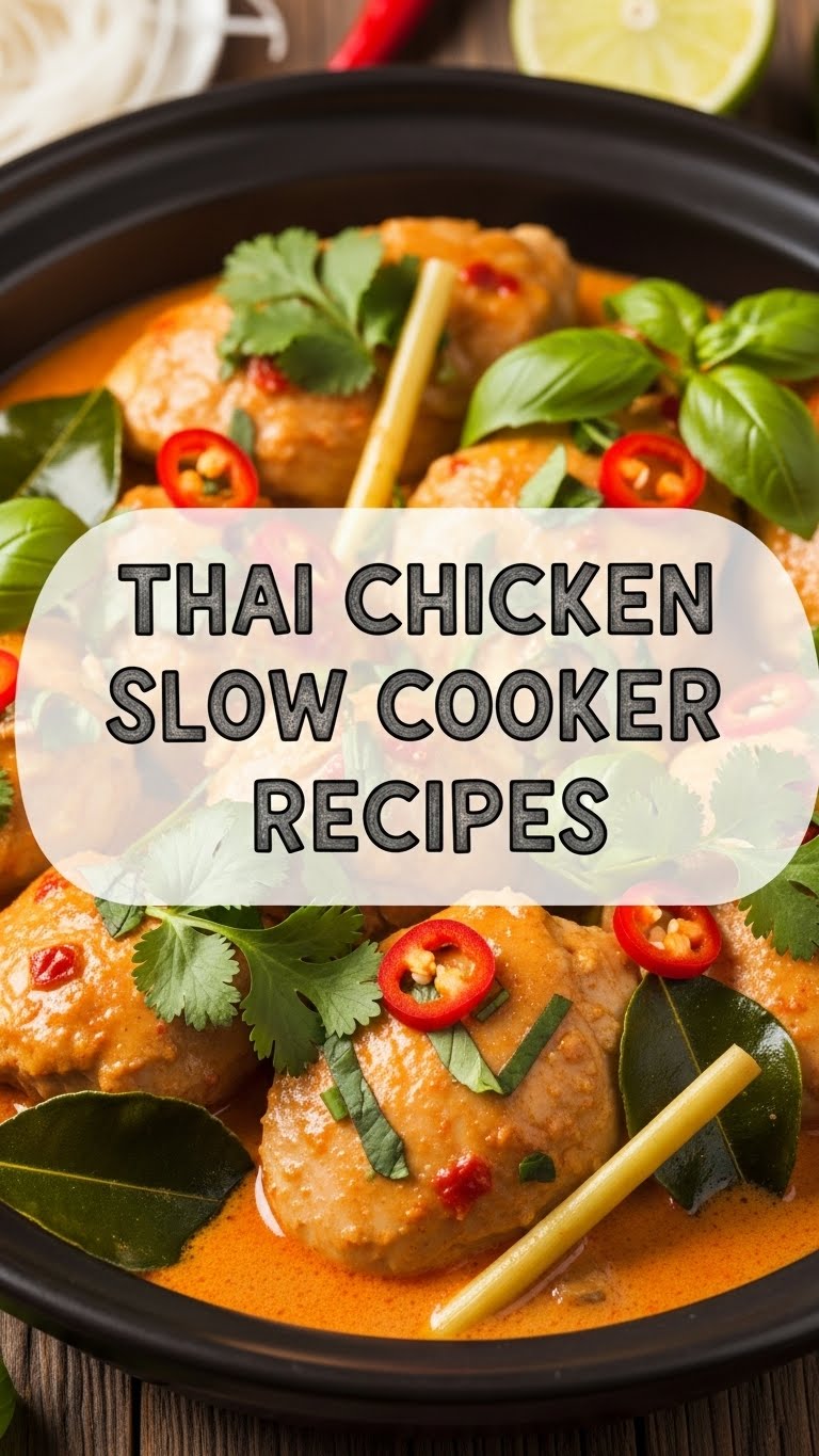 Thai Chicken Slow Cooker Recipes