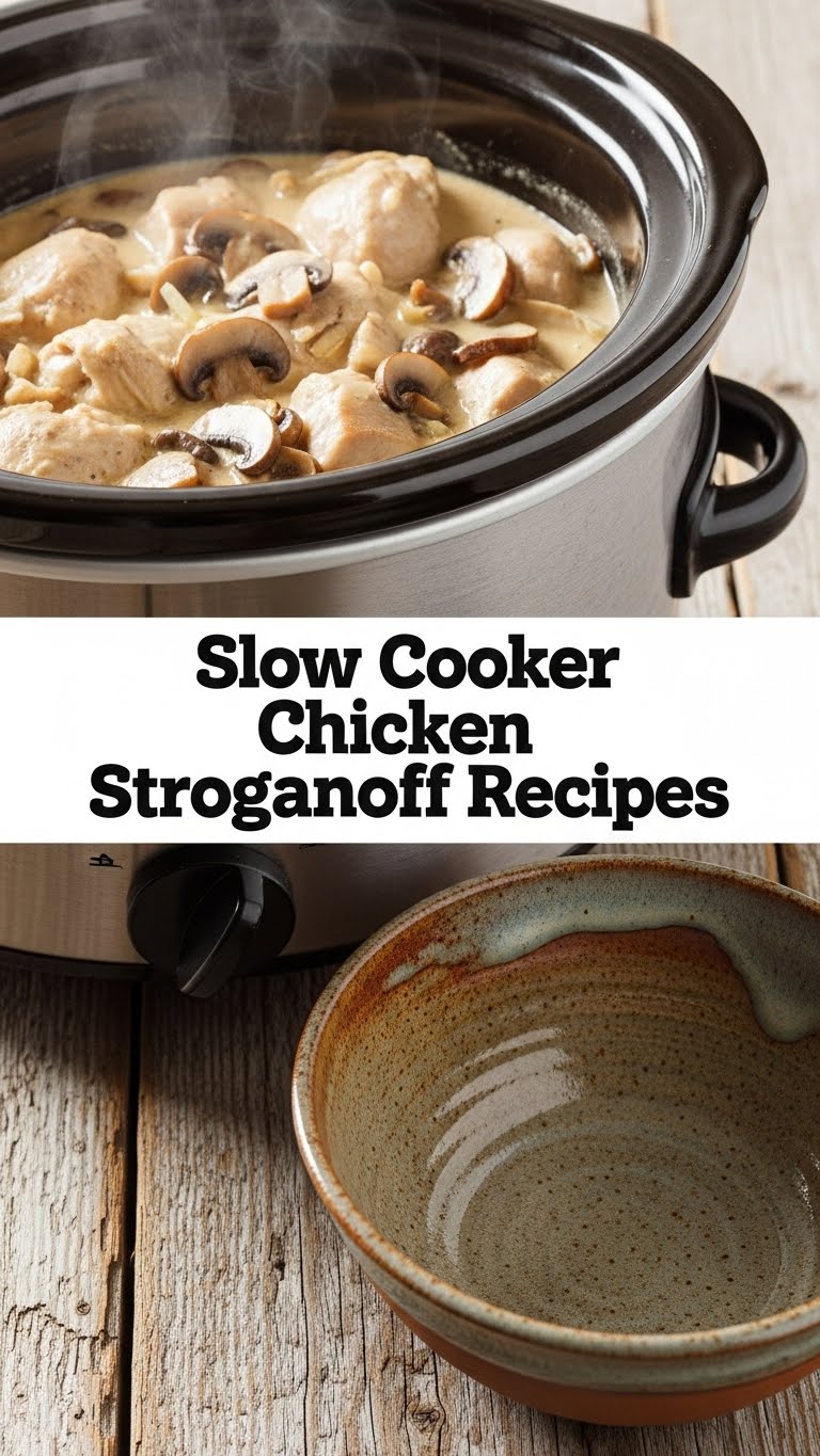 Slow Cooker Chicken Stroganoff Recipes