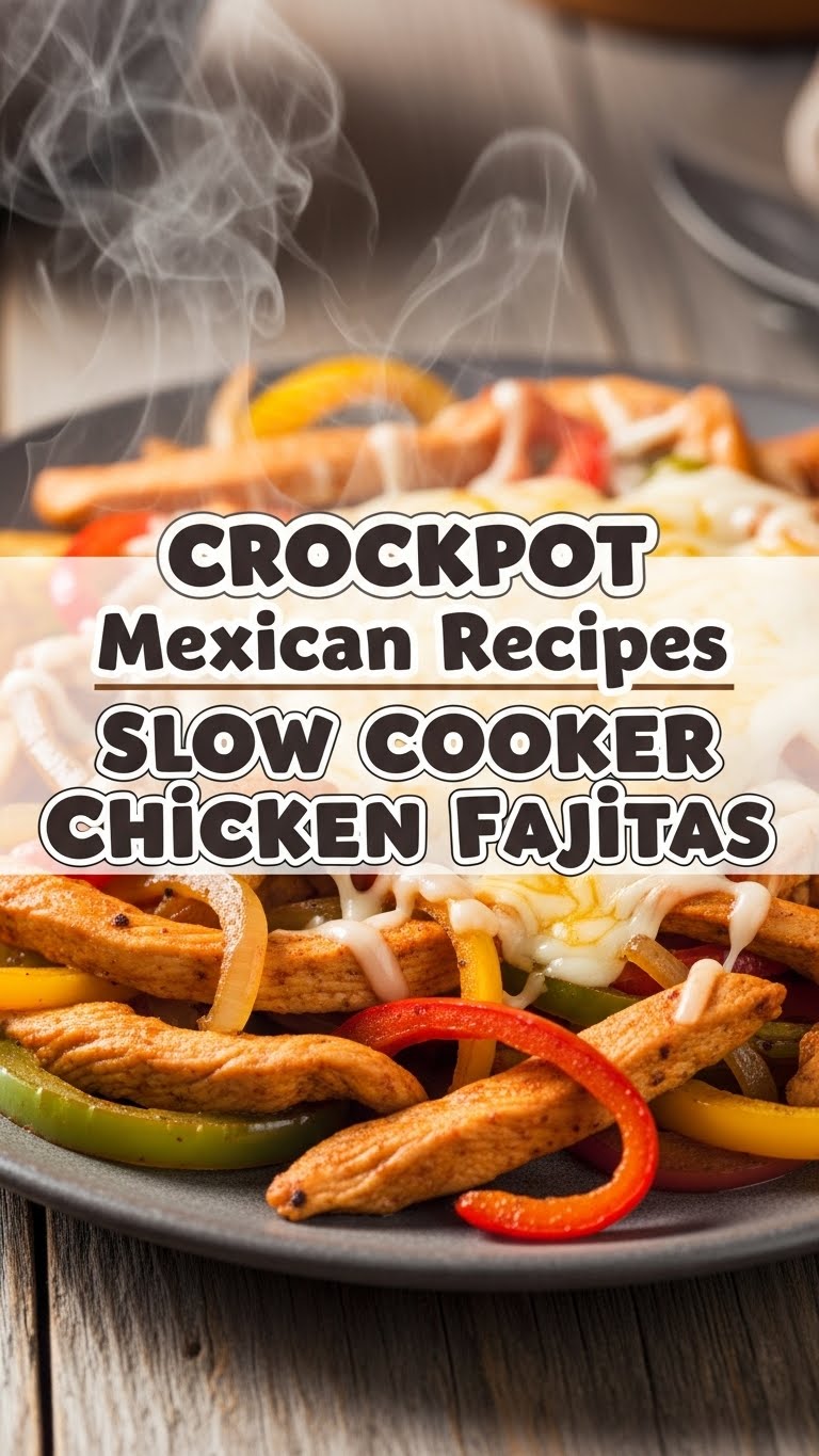Crockpot Mexican Recipes Slow Cooker Chicken Fajitas