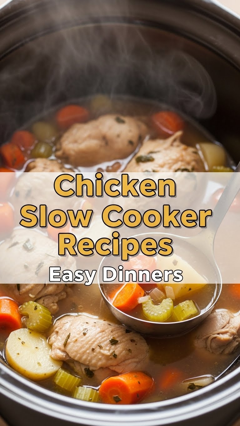 Chicken Slow Cooker Recipes Easy Dinners