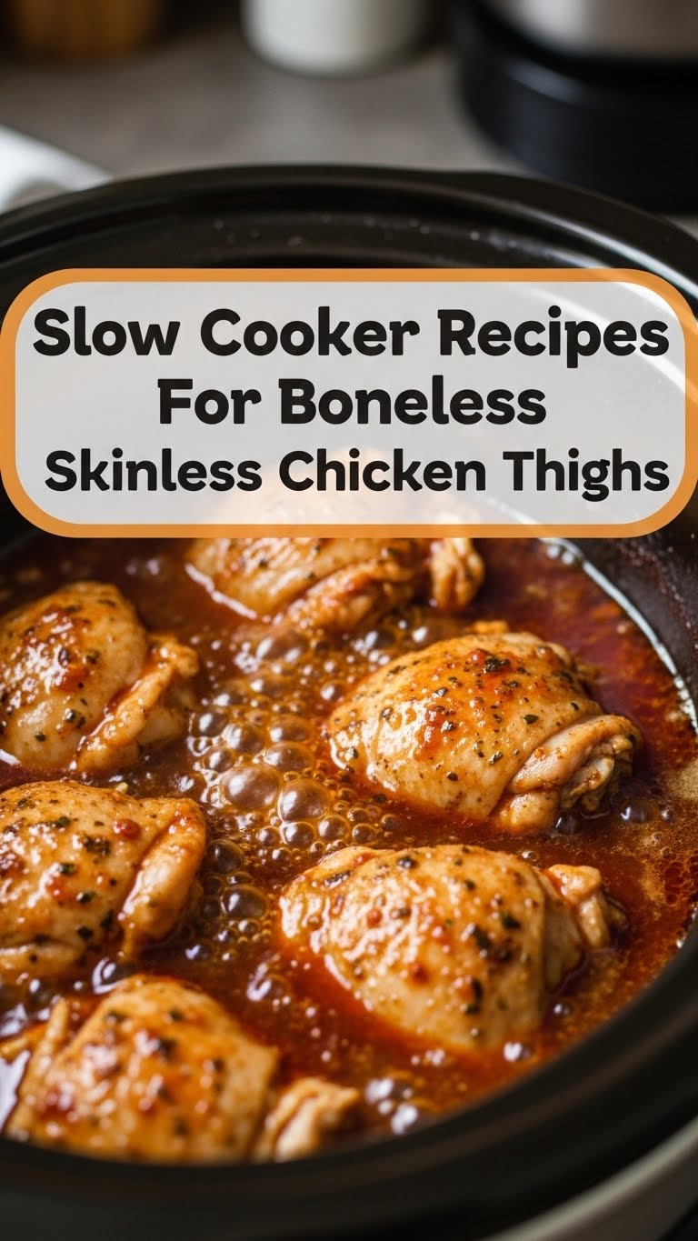 Slow Cooker Recipes For Boneless Skinless Chicken Thighs