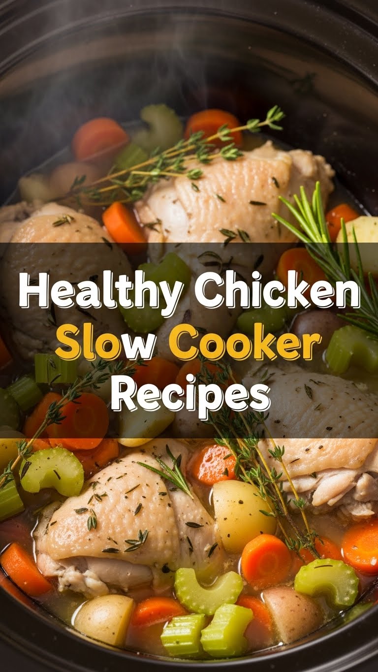 Healthy Chicken Slow Cooker Recipes