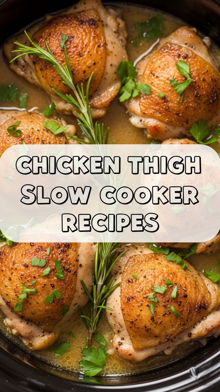 Chicken Thigh Slow Cooker Recipes