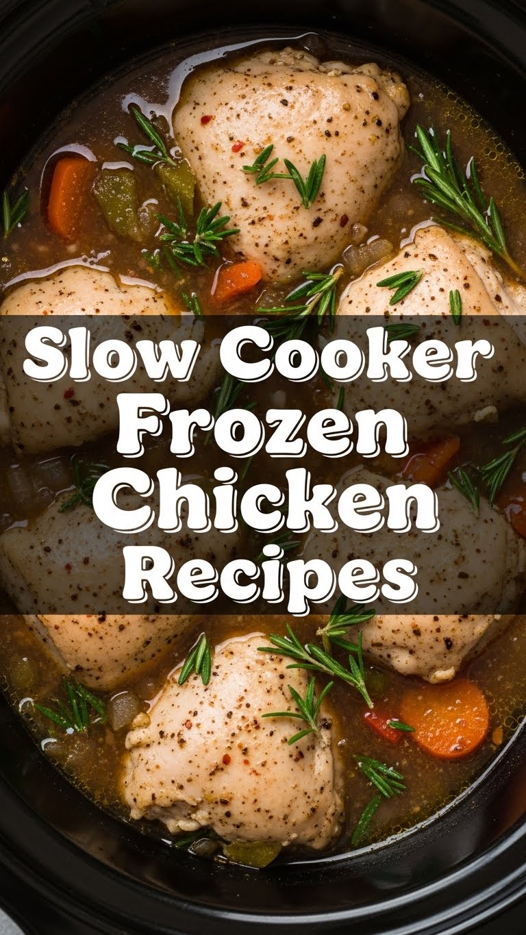 Slow Cooker Frozen Chicken Recipes