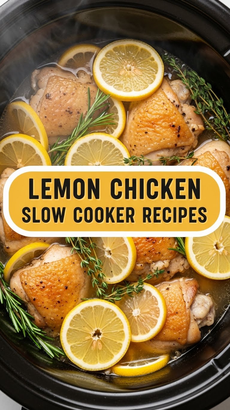 Lemon Chicken Slow Cooker Recipes