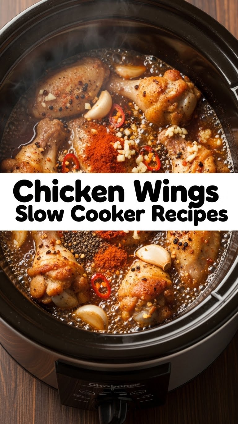 Chicken Wings Slow Cooker Recipes