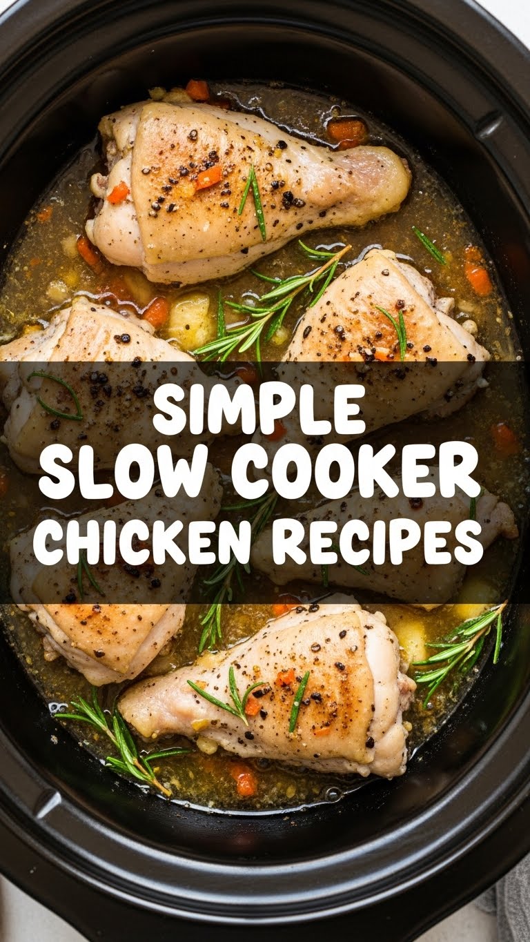 Simple Slow Cooker Chicken Recipes