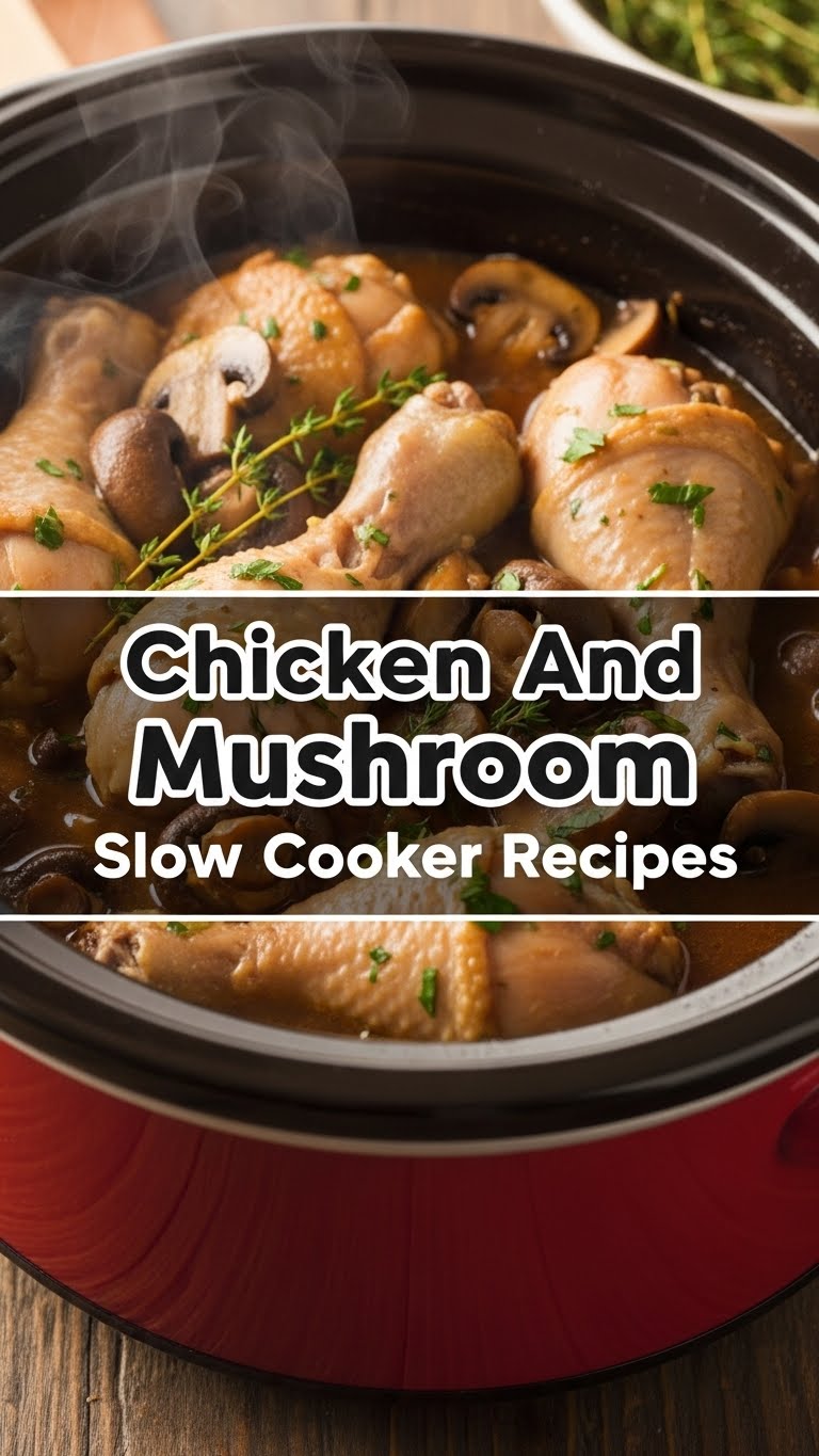 Chicken And Mushroom Slow Cooker Recipes