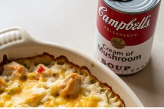 Chicken And Rice Casserole Recipes Cream Of Mushroom Campbells
