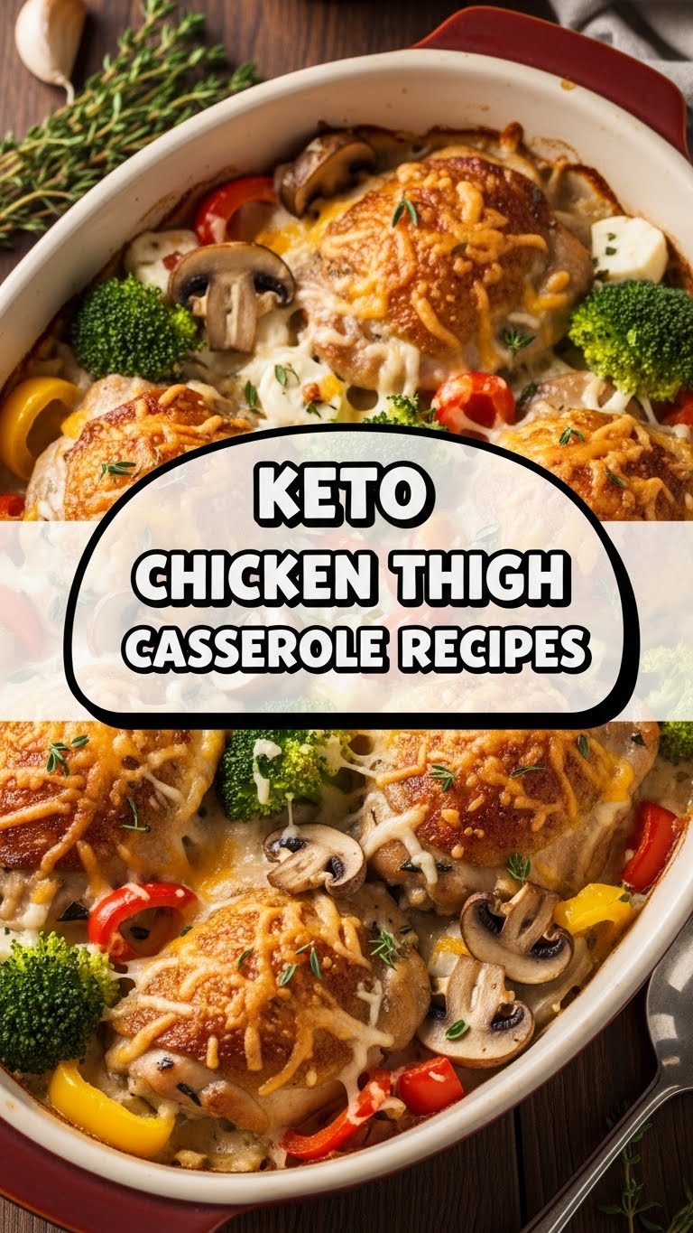 Keto Chicken Thigh Casserole Recipes