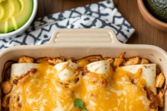 Easy Family Recipes Chicken Burrito Casserole
