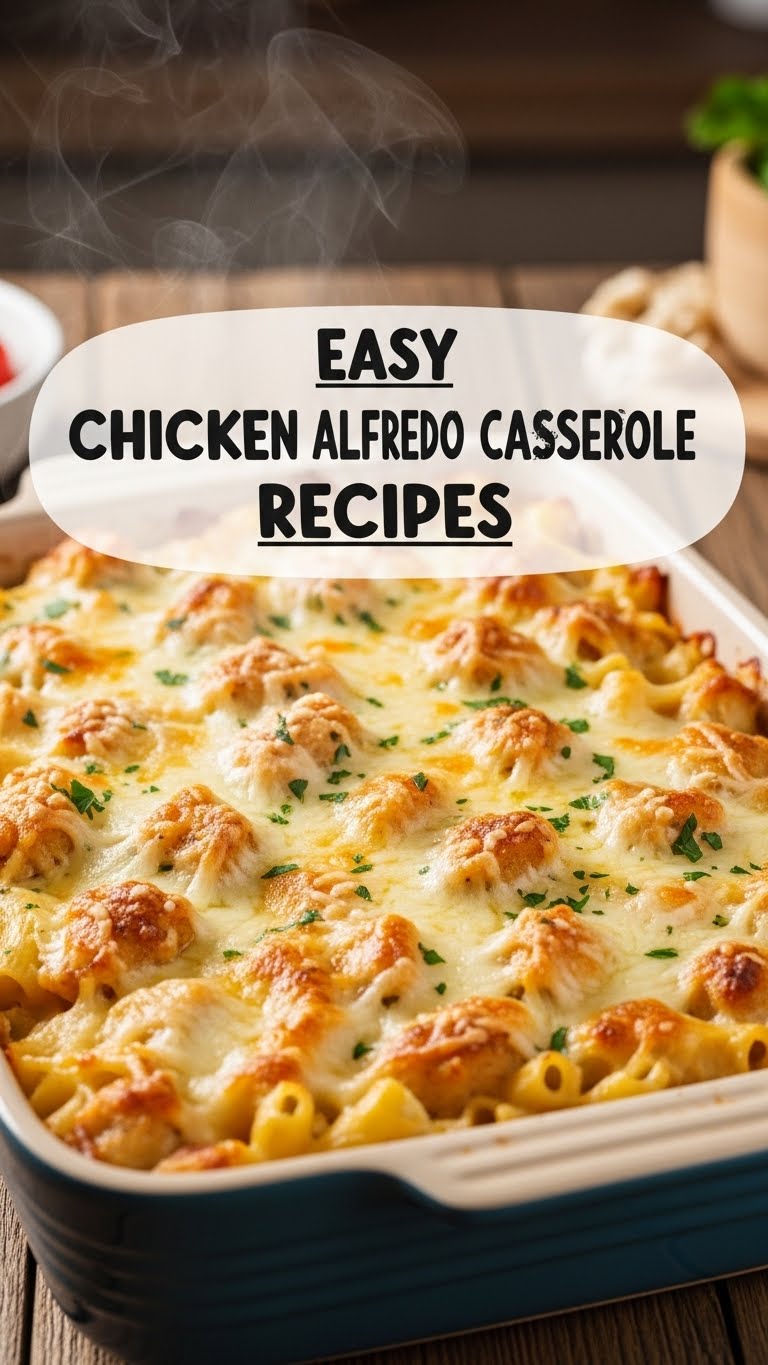 Easy Chicken Alfredo Casserole Recipes