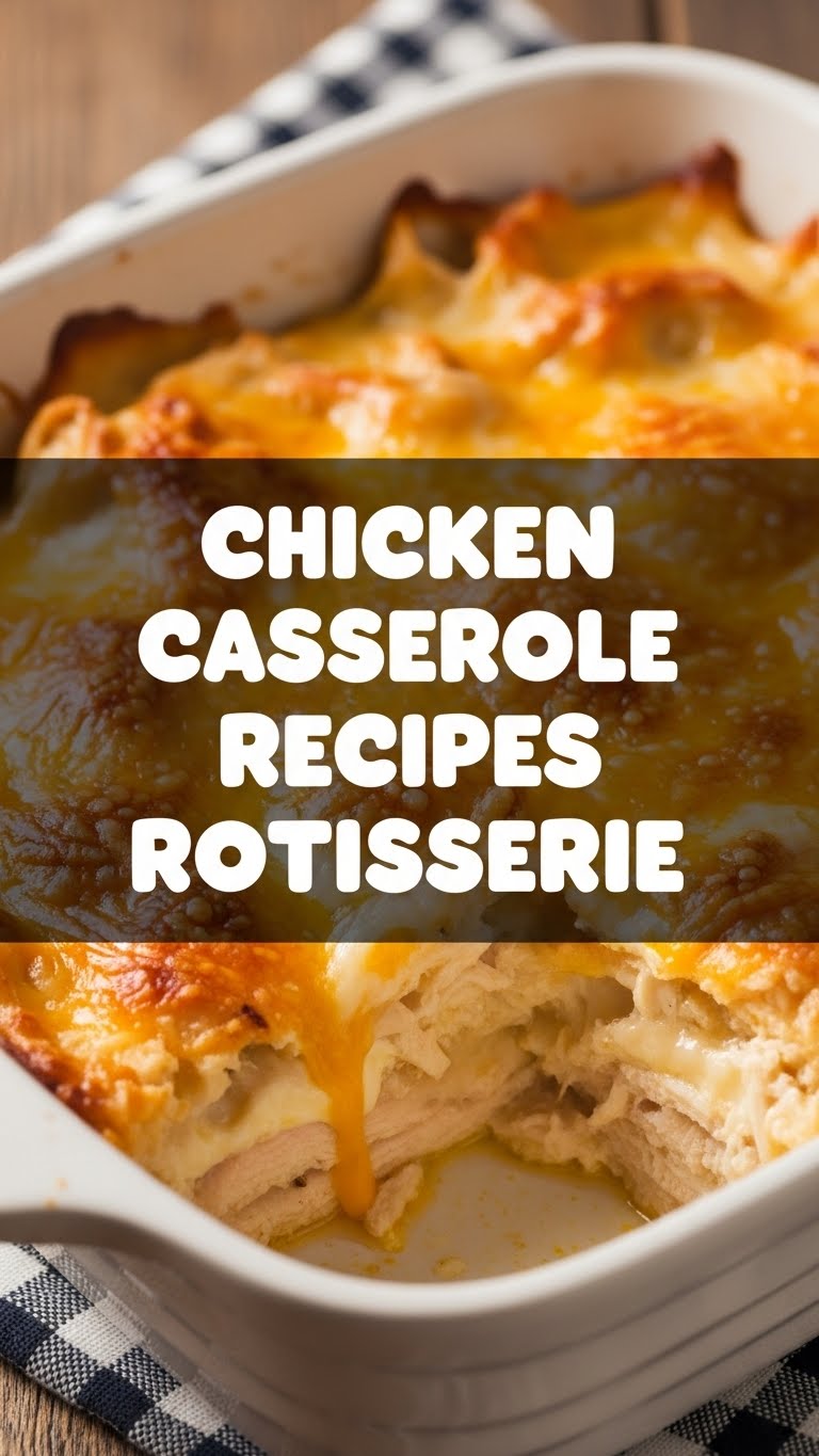 Chicken Casserole Recipes Rotisserie