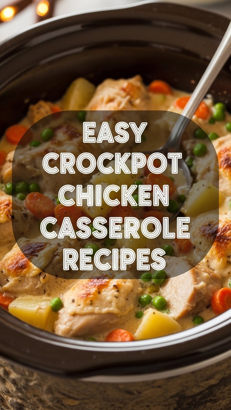 Easy Crockpot Chicken Casserole Recipes