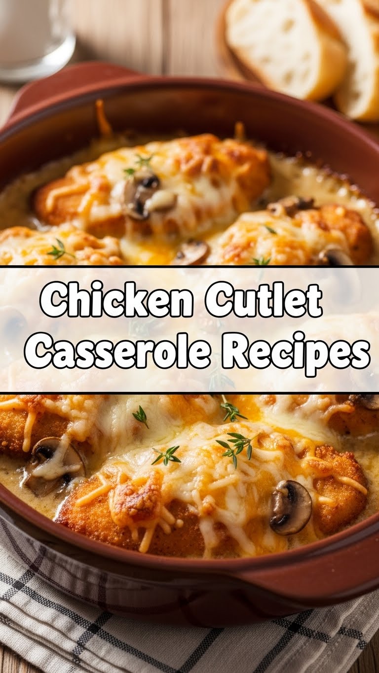 Chicken Cutlet Casserole Recipes