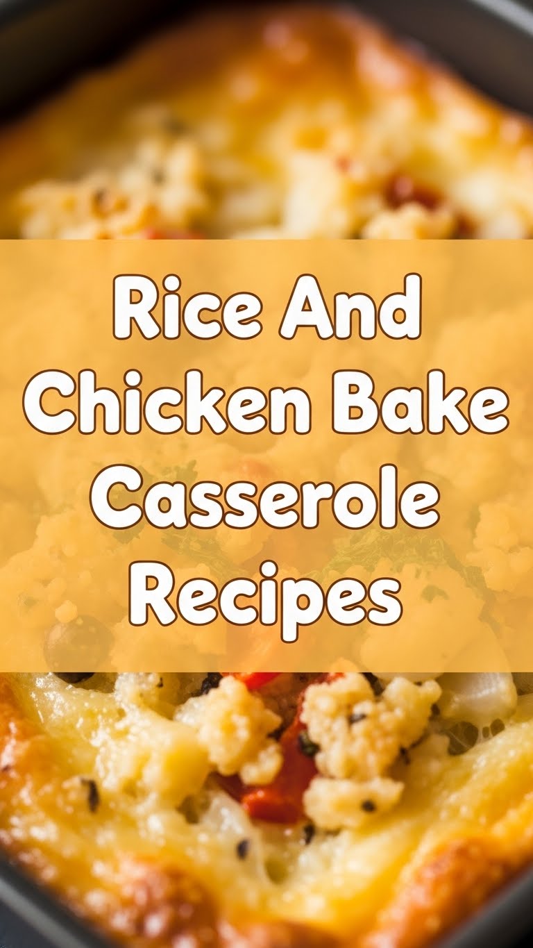 Rice And Chicken Bake Casserole Recipes