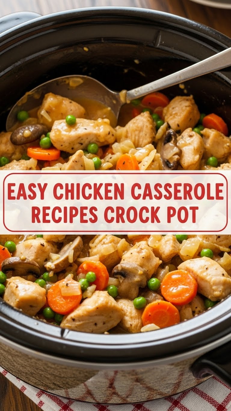 Easy Chicken Casserole Recipes Crock Pot