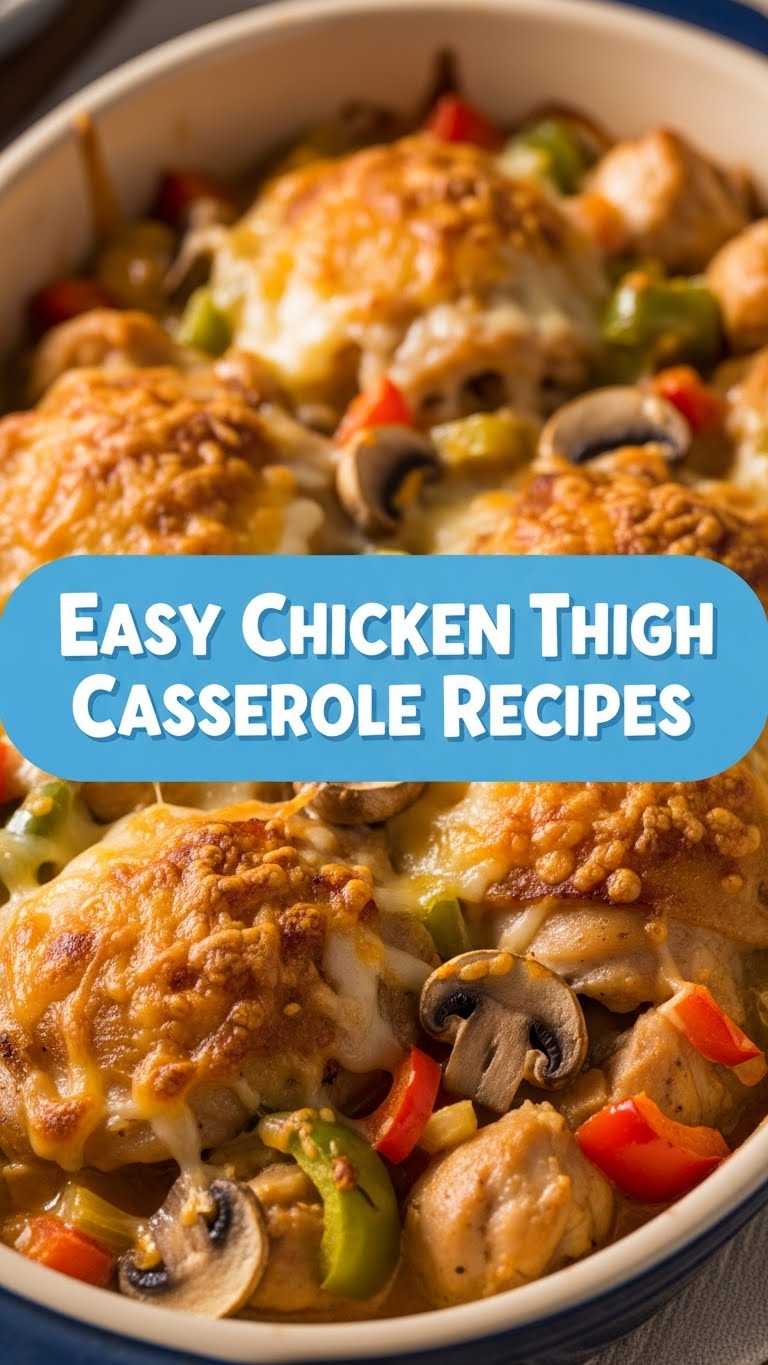 Easy Chicken Thigh Casserole Recipes