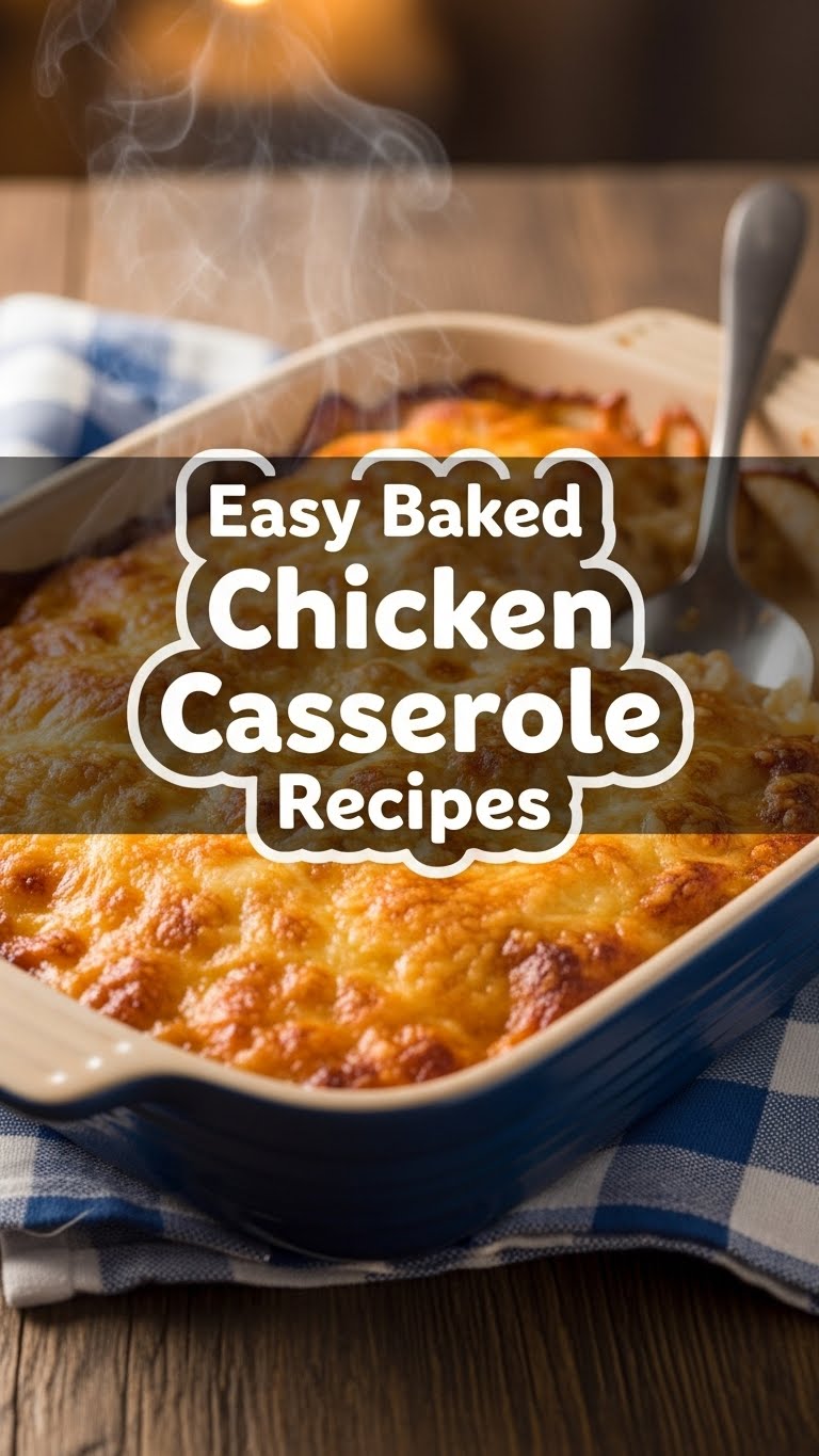 Easy Baked Chicken Casserole Recipes