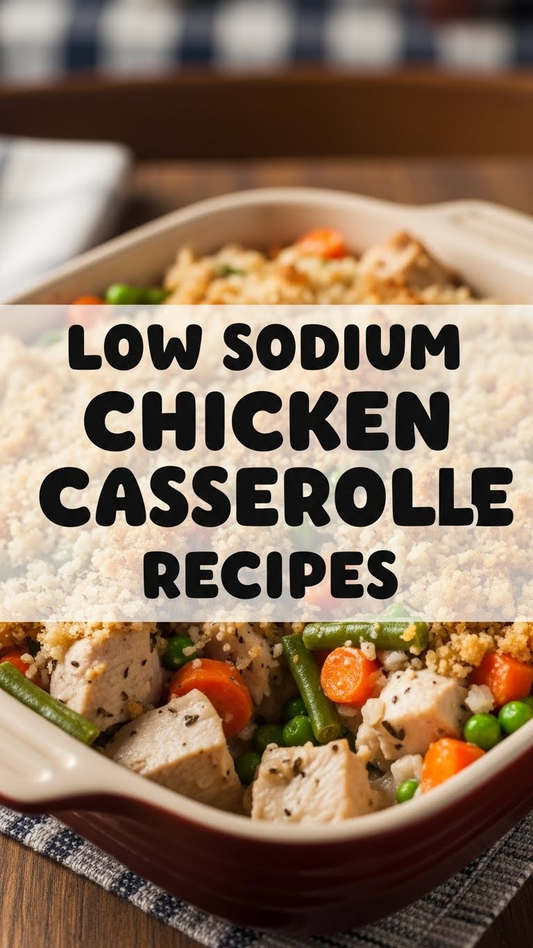 Low Sodium Chicken Casserole Recipes
