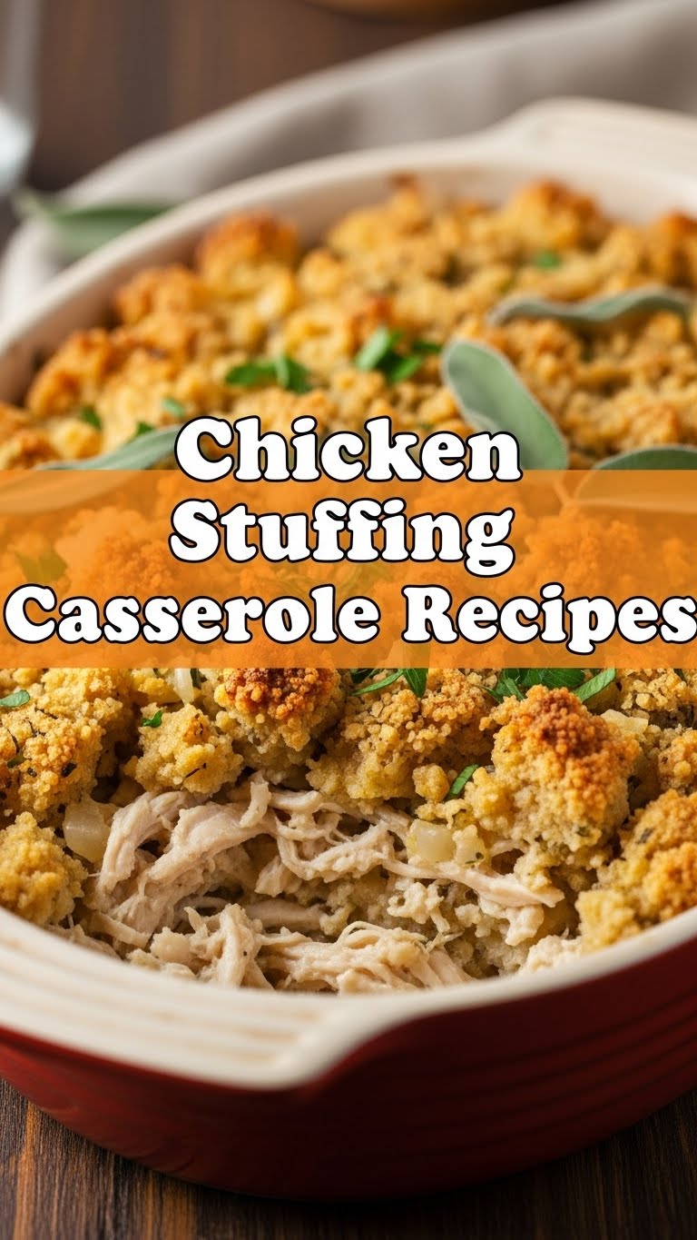 Chicken Stuffing Casserole Recipes