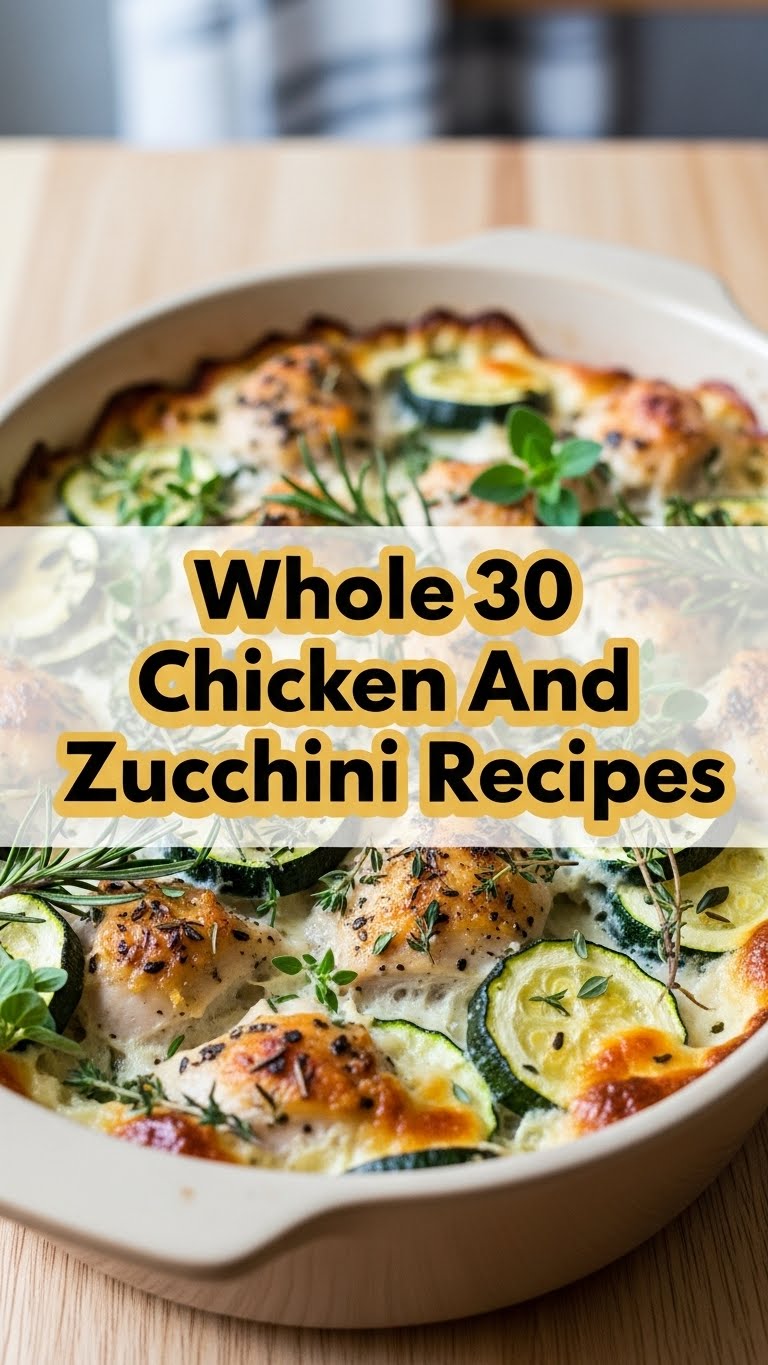 Whole 30 Chicken And Zucchini Recipes