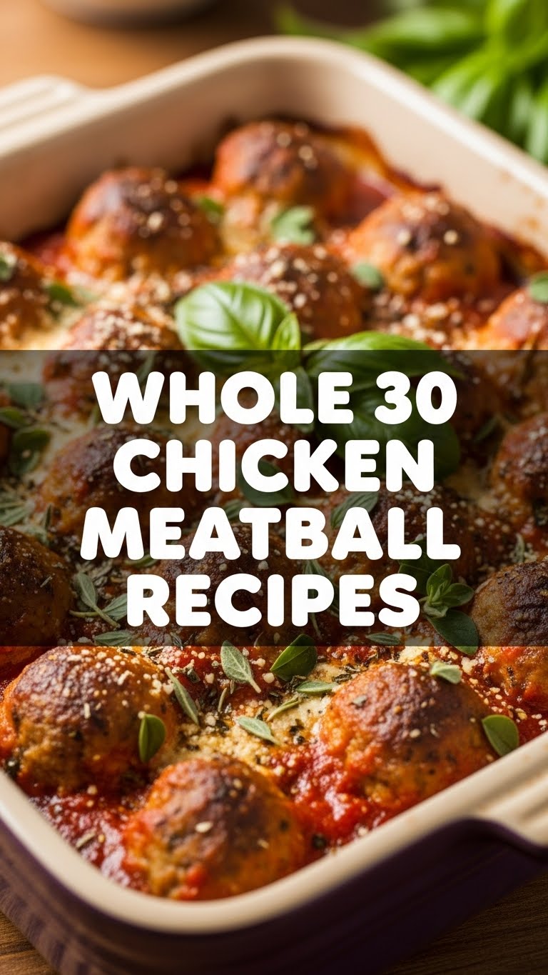 Whole 30 Chicken Meatball Recipes