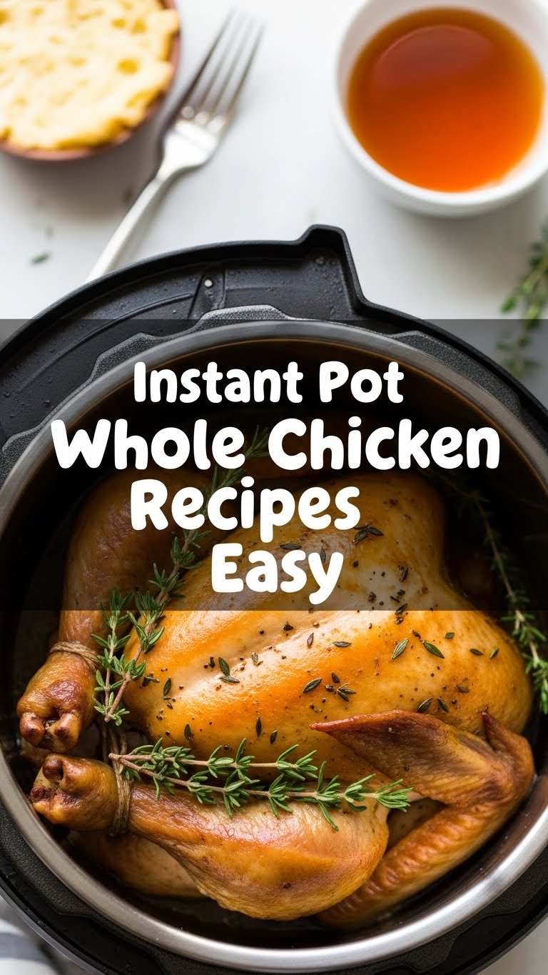 Instant Pot Whole Chicken Recipes Easy