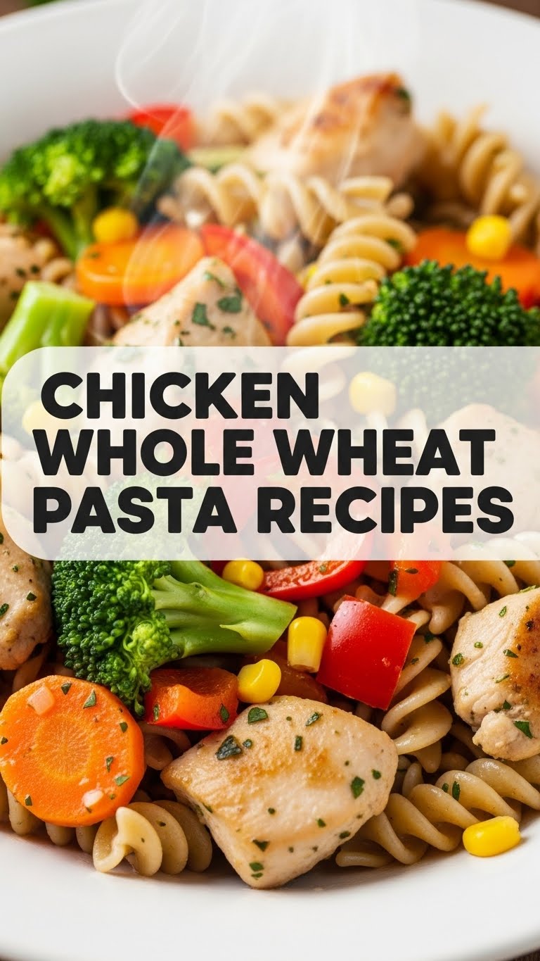 Chicken Whole Wheat Pasta Recipes