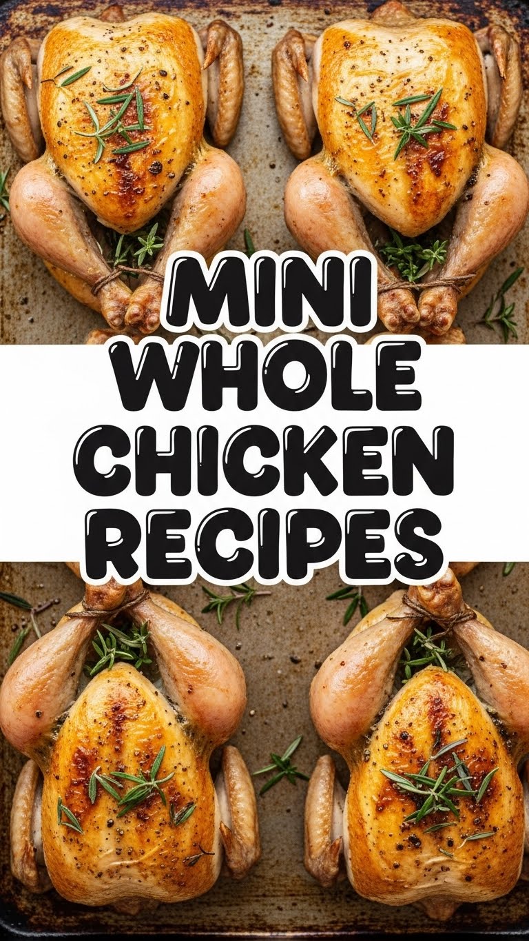 Mini Whole Chicken Recipes