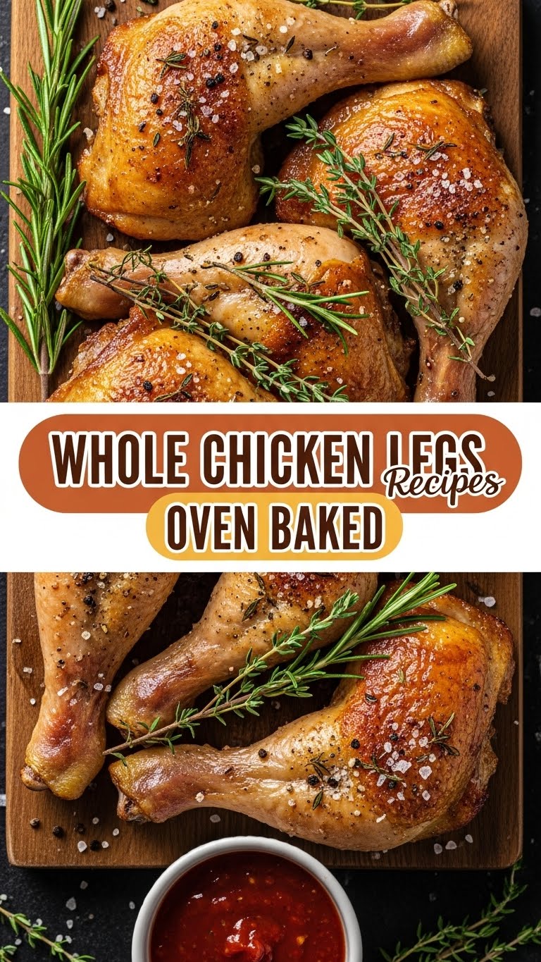 Whole Chicken Legs Recipes Oven Baked
