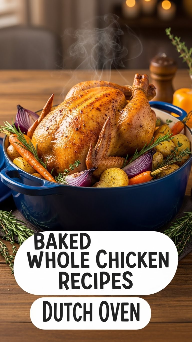 Baked Whole Chicken Recipes Dutch Oven
