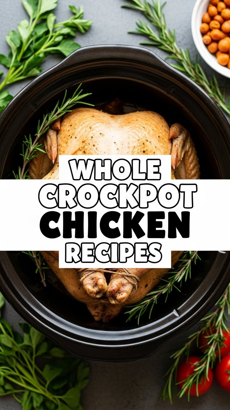 Whole Crockpot Chicken Recipes