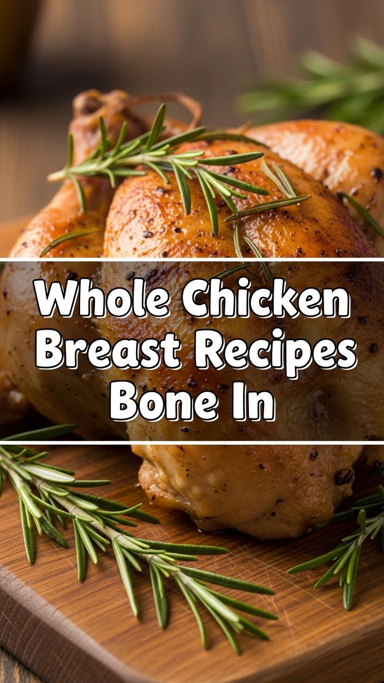 Whole Chicken Breast Recipes Bone In