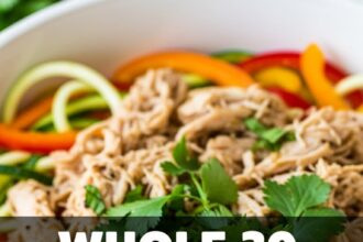 Whole 30 Shredded Chicken Recipes