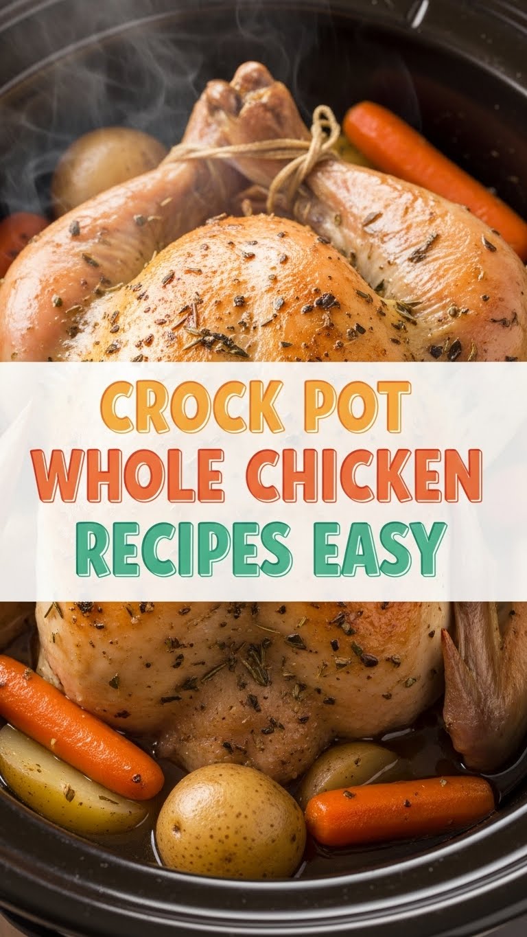 Crock Pot Whole Chicken Recipes Easy
