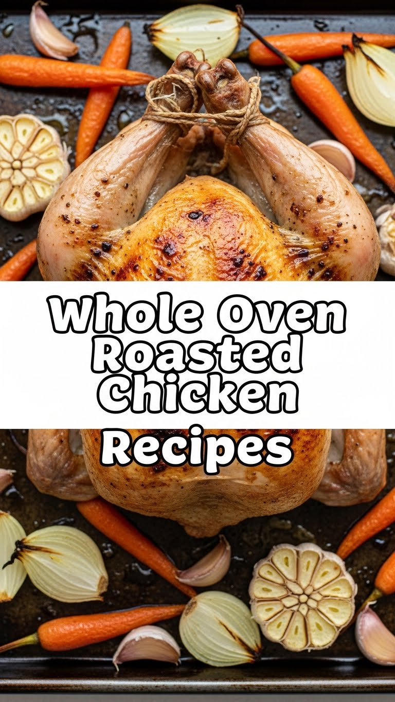 Whole Oven Roasted Chicken Recipes
