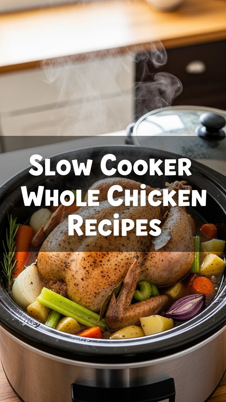 Slow Cooker Whole Chicken Recipes