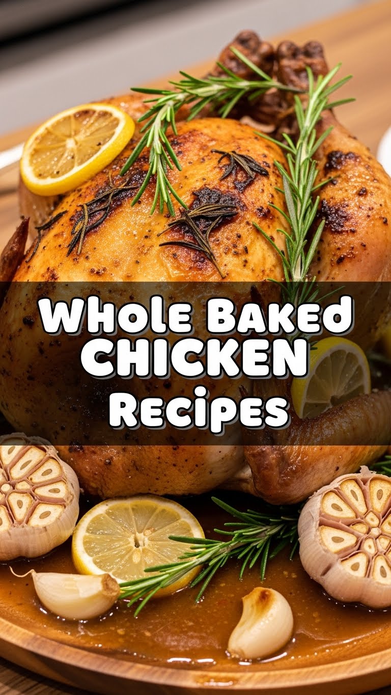 Whole Baked Chicken Recipes