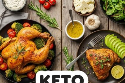 Keto Chicken Recipes Collage