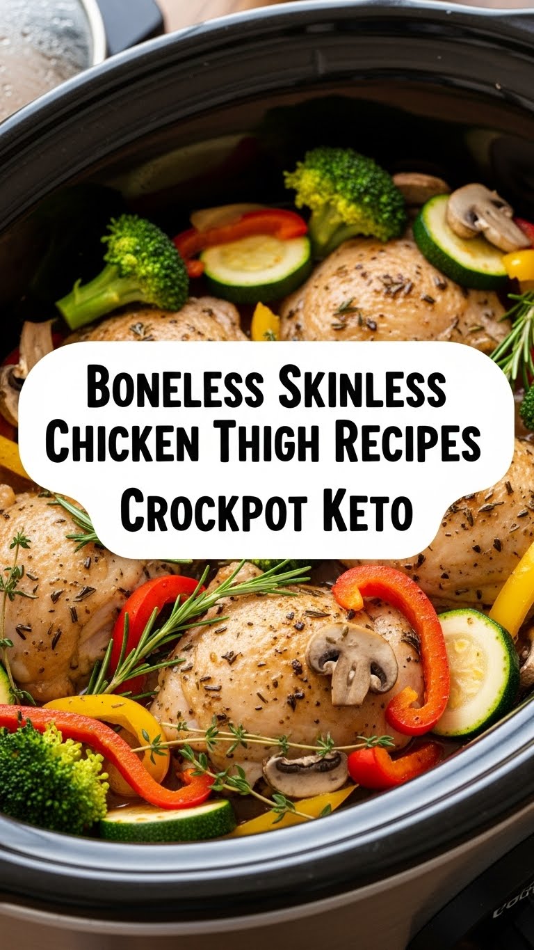 Boneless Skinless Chicken Thigh Recipes Crockpot Keto