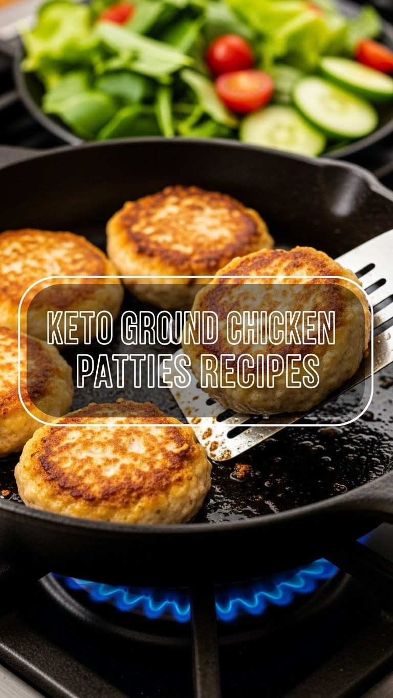 Keto Ground Chicken Patties Recipes