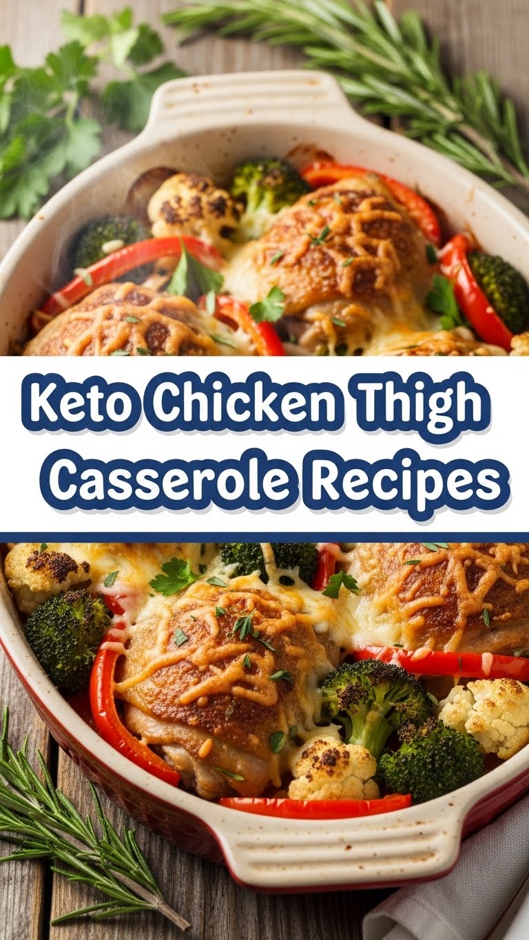 Keto Chicken Thigh Casserole Recipes