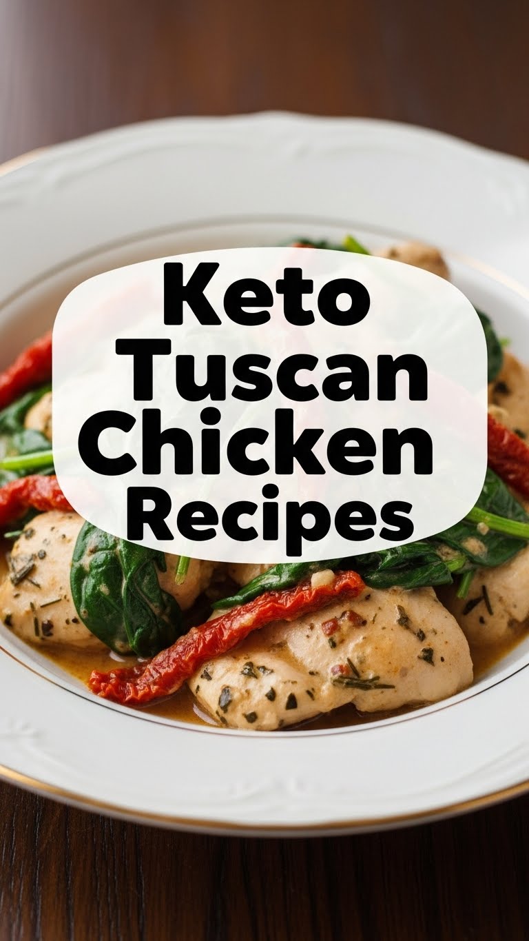 Keto Tuscan Chicken Recipes
