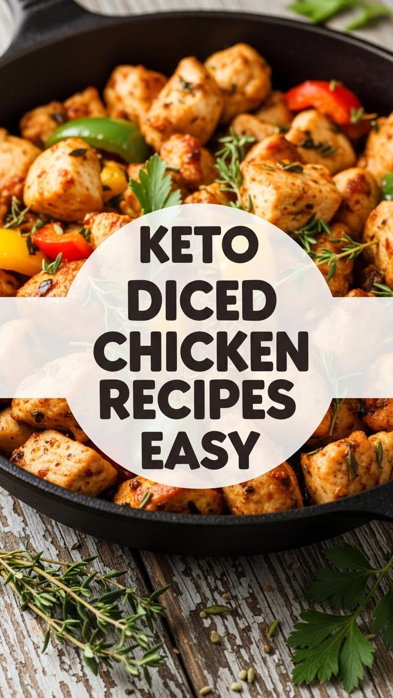 Keto Diced Chicken Recipes Easy