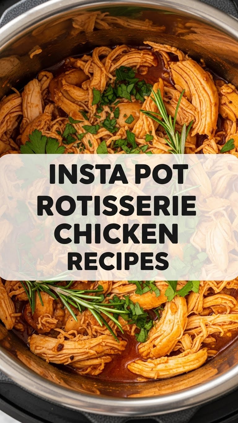 Insta Pot Rotisserie Chicken Recipes