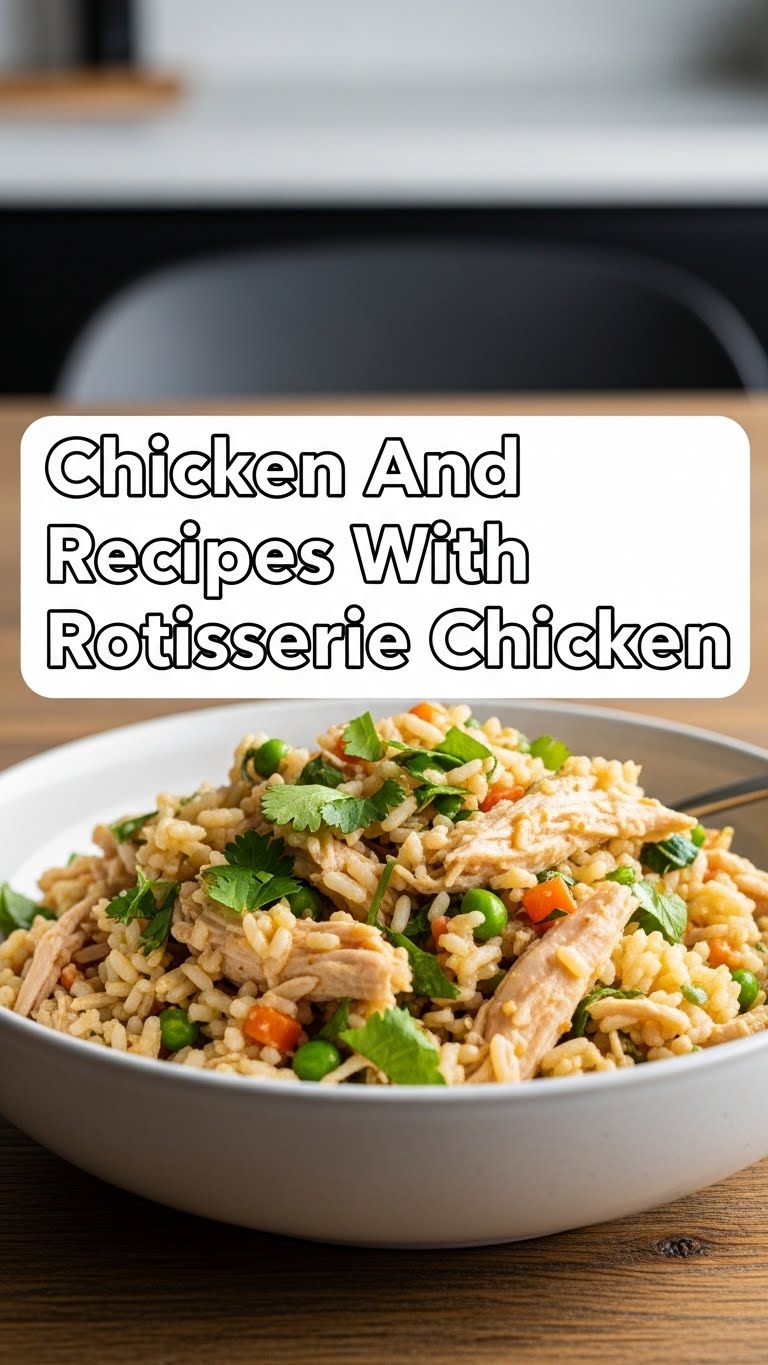Chicken And Rice Recipes With Rotisserie Chicken