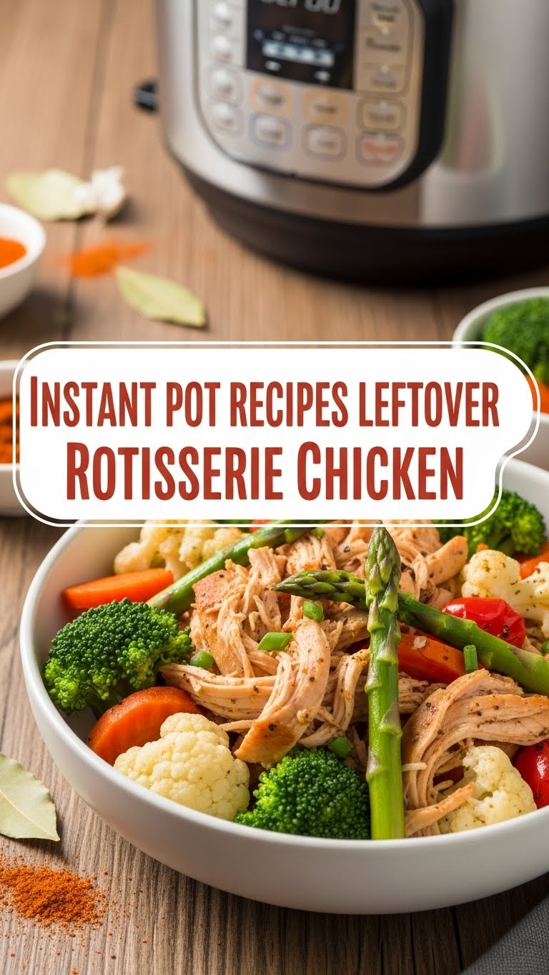 Instant Pot Recipes Using Leftover Rotisserie Chicken