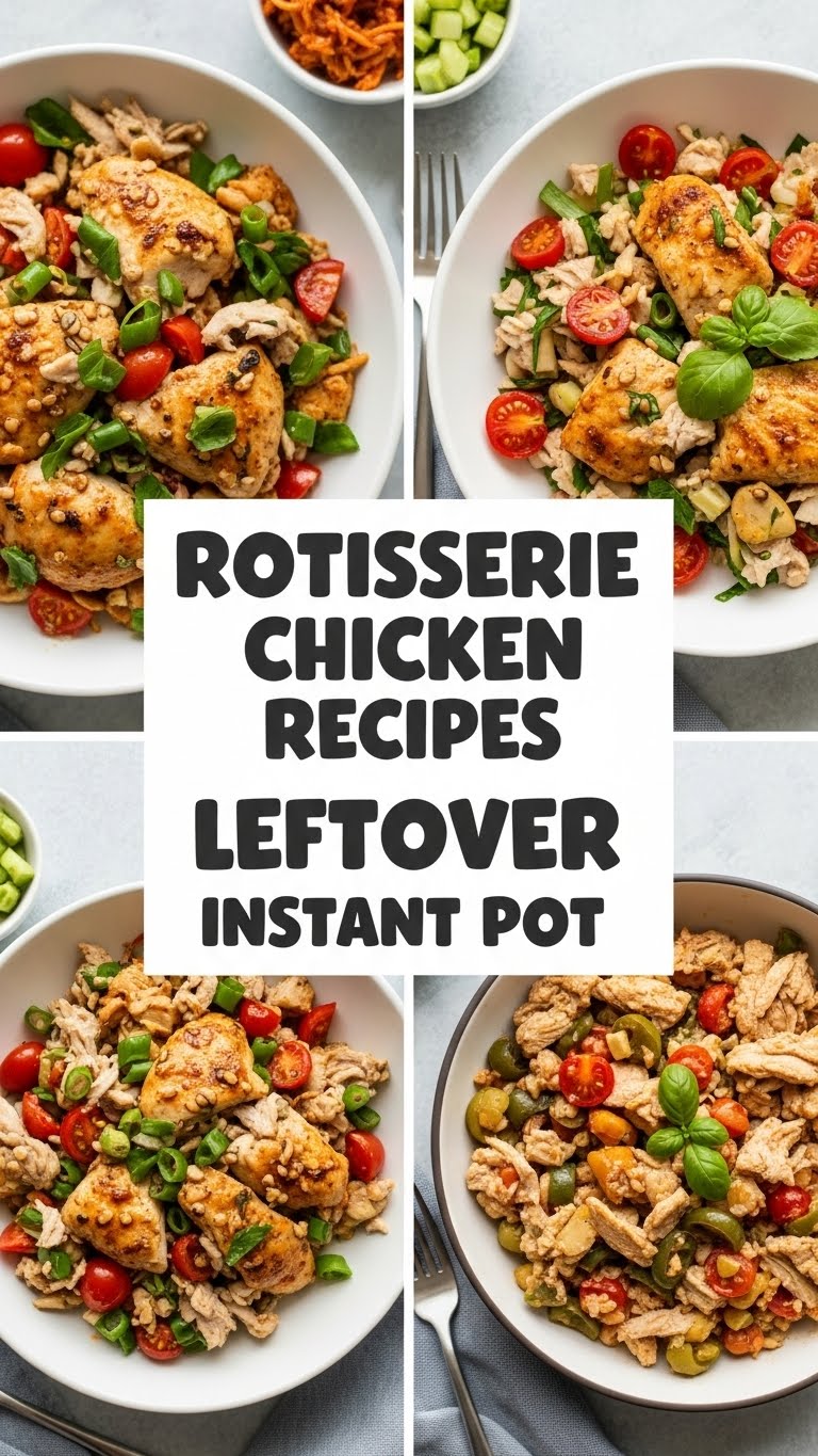 Rotisserie Chicken Recipes Leftover Instant Pot