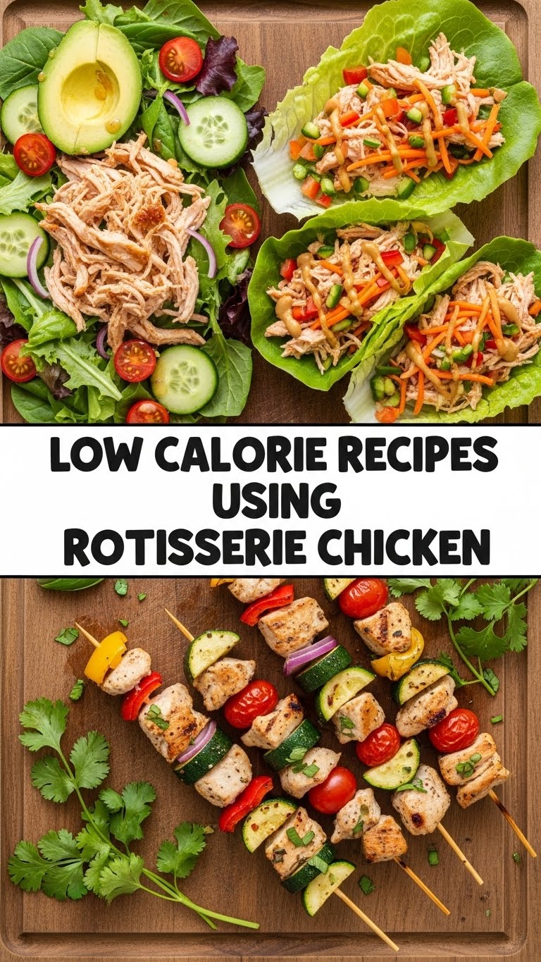 Low Calorie Recipes Using Rotisserie Chicken